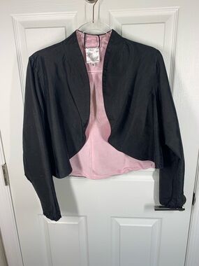 Kai Mira black and pink reversible silk jacket size small